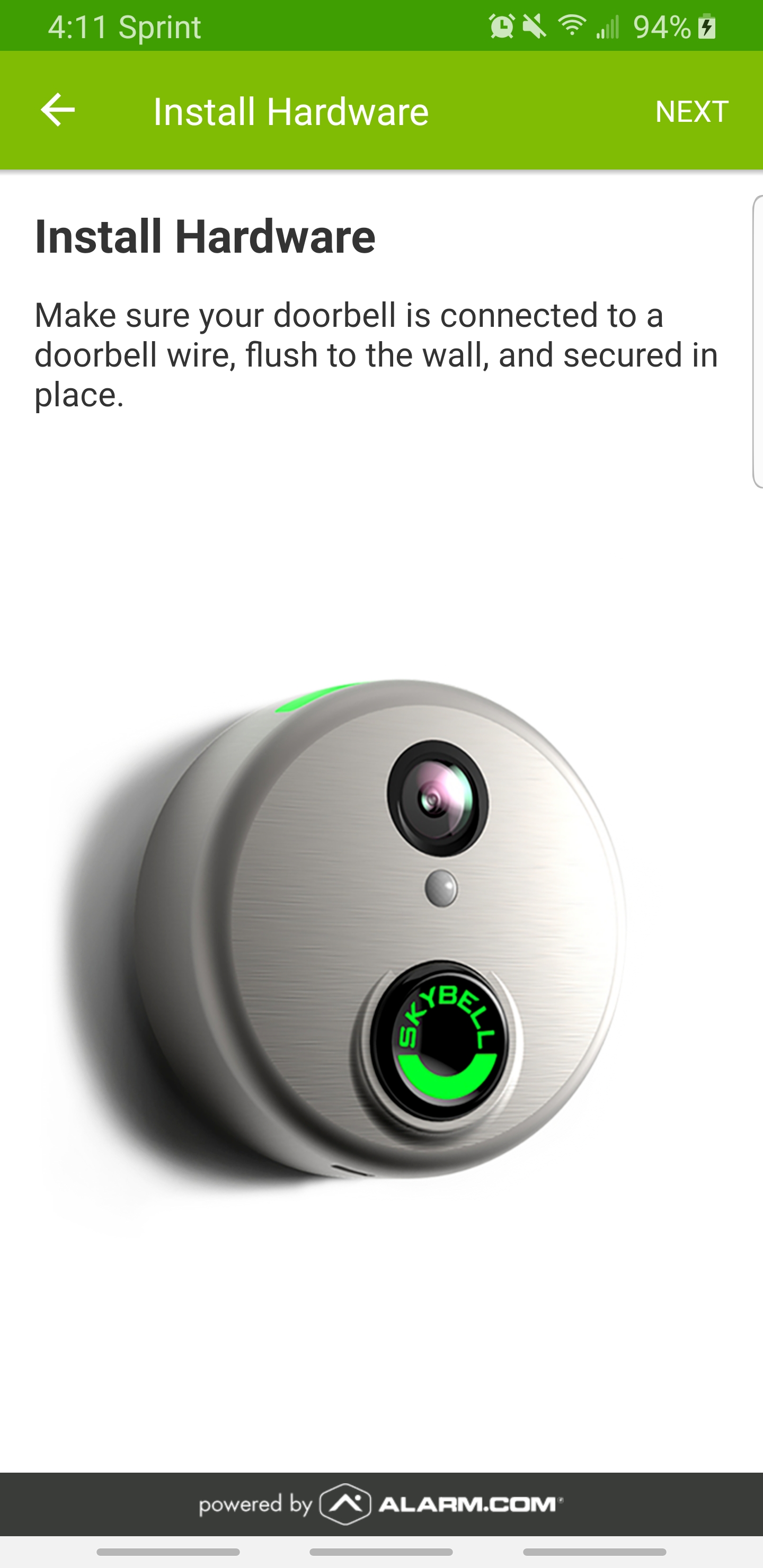 Alarm.com Skybell HD Wi-Fi Doorbell Camera -1080P - buy one today