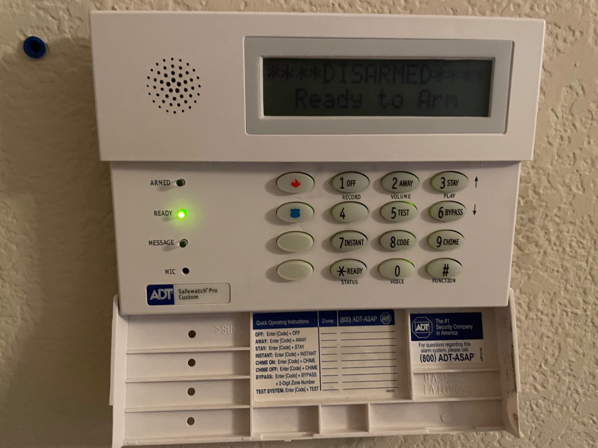 How To Open Adt Alarm System Panel