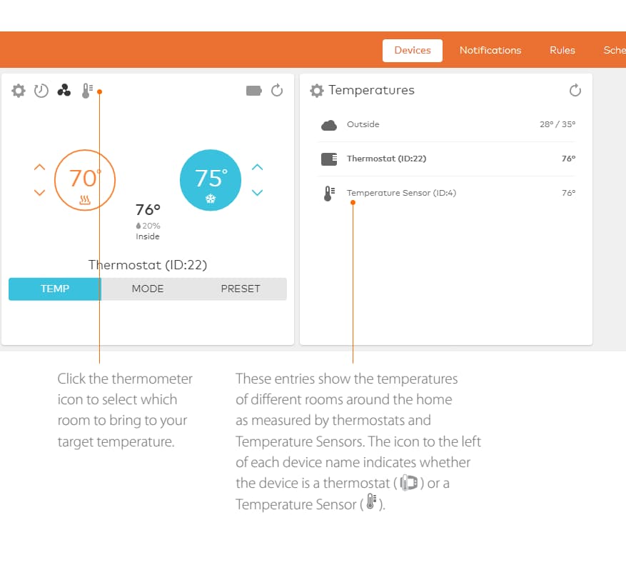 Alarm.com's smart thermostat gains remote temperature-sensors